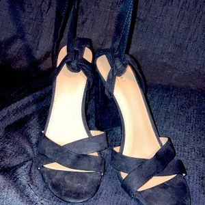 Black Lace Up Heels.